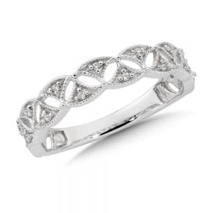 Diamond Ring in 14k White Gold