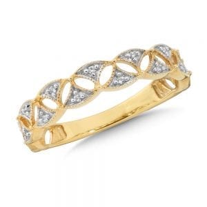 Diamond Ring in 14k White Gold