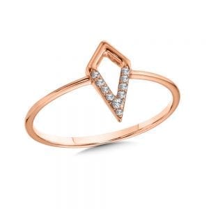 Diamond Kite Ring