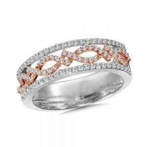 Criss Cross Diamond Fashion Ring