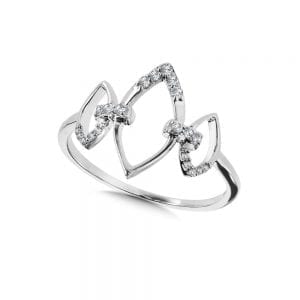 Diamond Ring in 14K White Gold