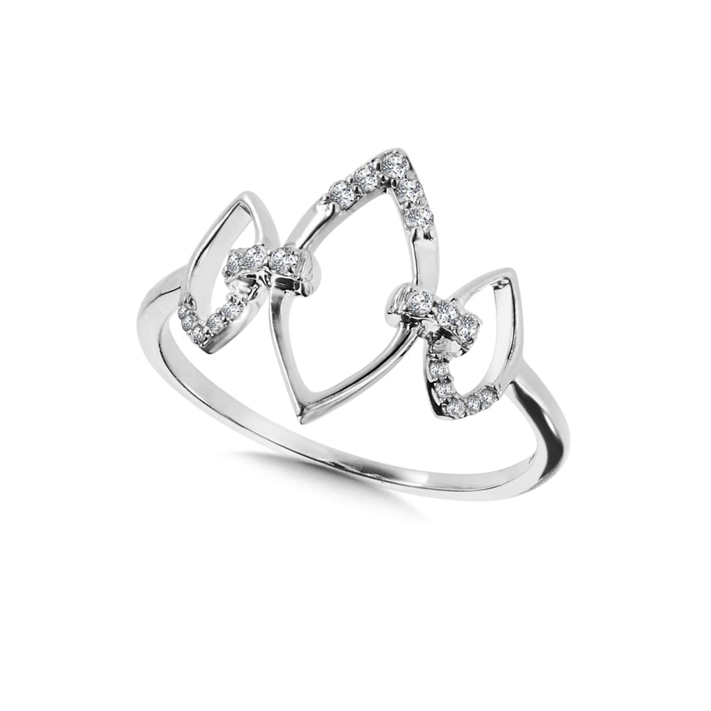Diamond Ring in 14K White Gold