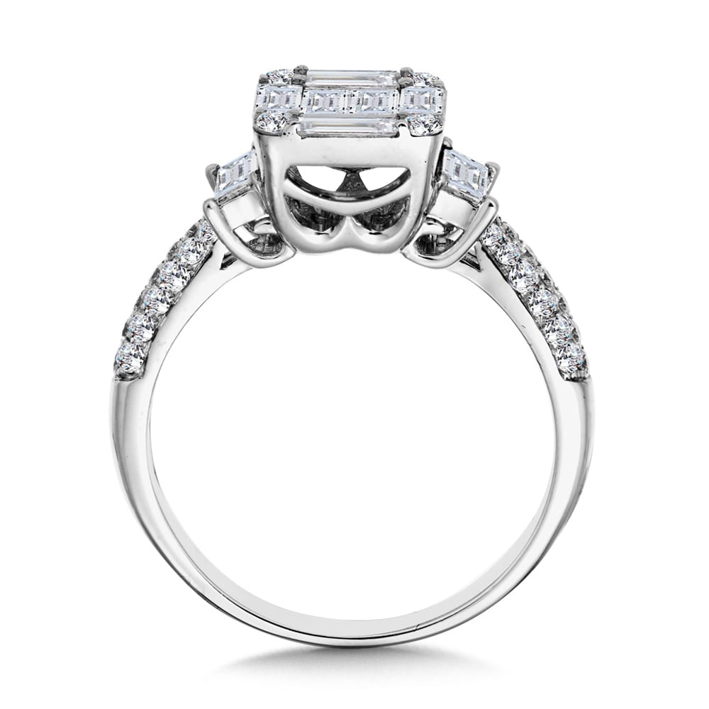18K White Gold Diamond Ring - Image 2