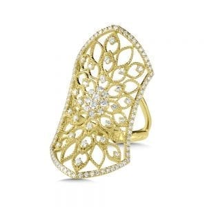 14K Yellow Gold Diamond Ring