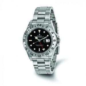Pre-owned Rolex Explorer II Stainless Steel Black Dial Men's Watch