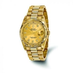 Pre-owned Rolex Date Date President 18k Yellow Gold Men's Watch