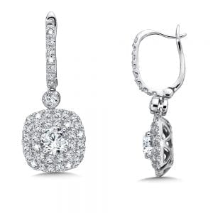 Vintage Dangling Hoop Earrings