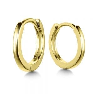 Classic Golden Huggie Hoops