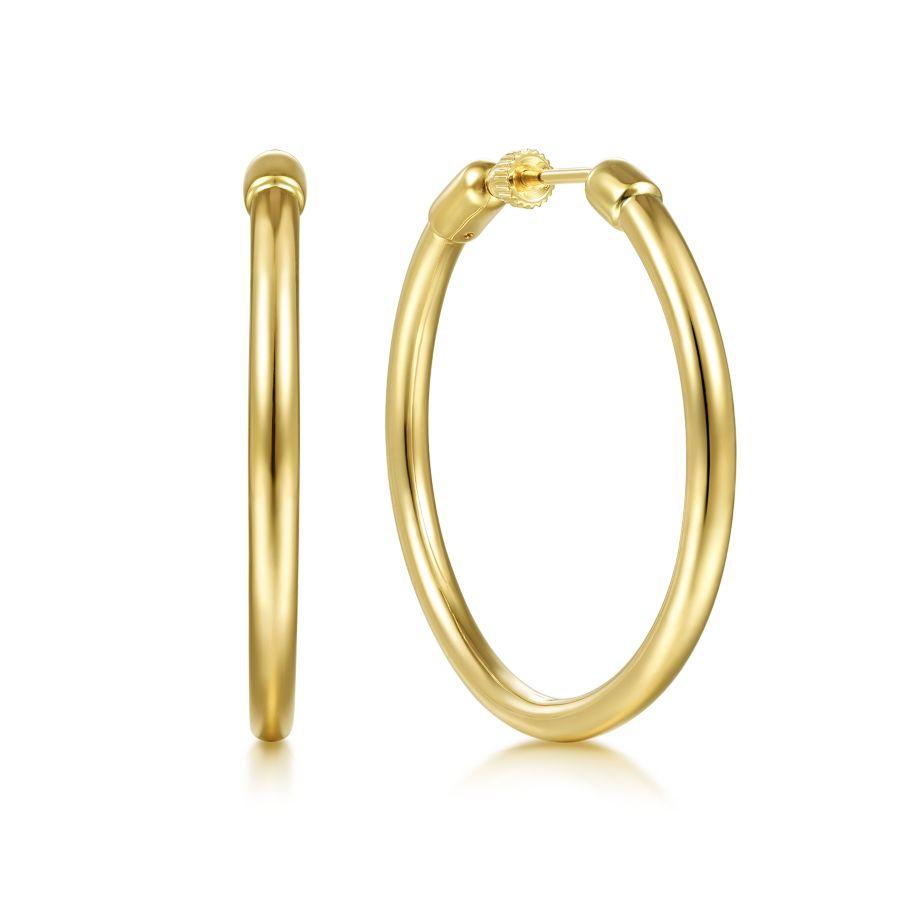 14K Yellow Gold Fashion Earrings