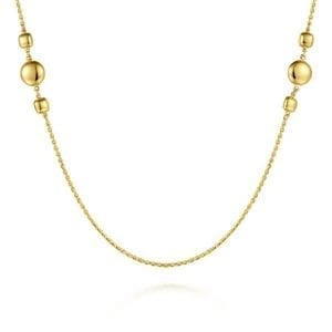 14K Yellow Gold Fashion Necklace