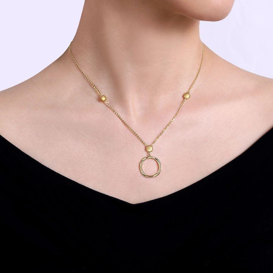 14K Yellow Gold Fashion Necklace - Image 4