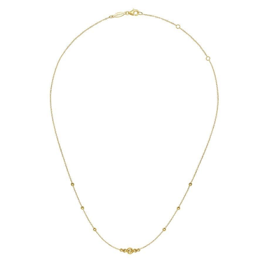 14K Yellow Gold Fashion Necklace - Image 2