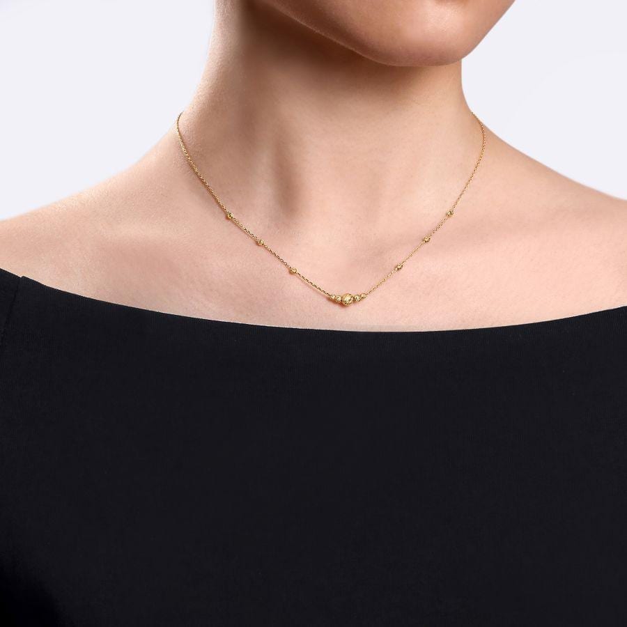 14K Yellow Gold Fashion Necklace - Image 3