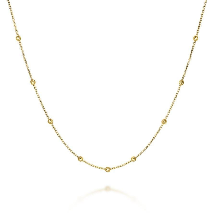14K Yellow Gold Fashion Necklace