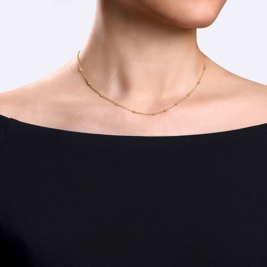 14K Yellow Gold Fashion Necklace - Image 3