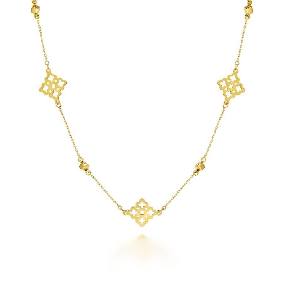 14K Yellow Gold Fashion Necklace