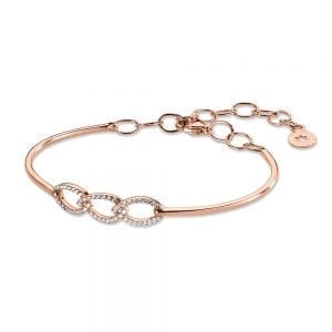 Diamond Bracelet in 14K Rose Gold