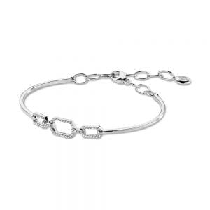 Diamond Bracelet in 14K White Gold