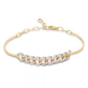 Curb Chain Diamond Bracelet