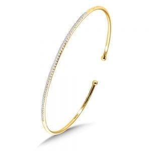 Classic Pave Diamond Bangle