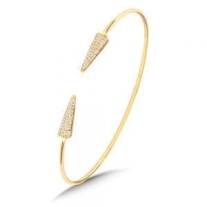 Diamond Arrow Bangle