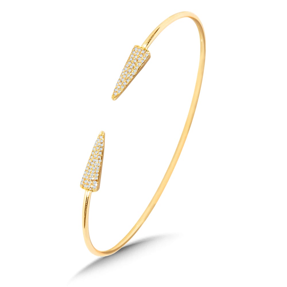 Diamond Arrow Bangle