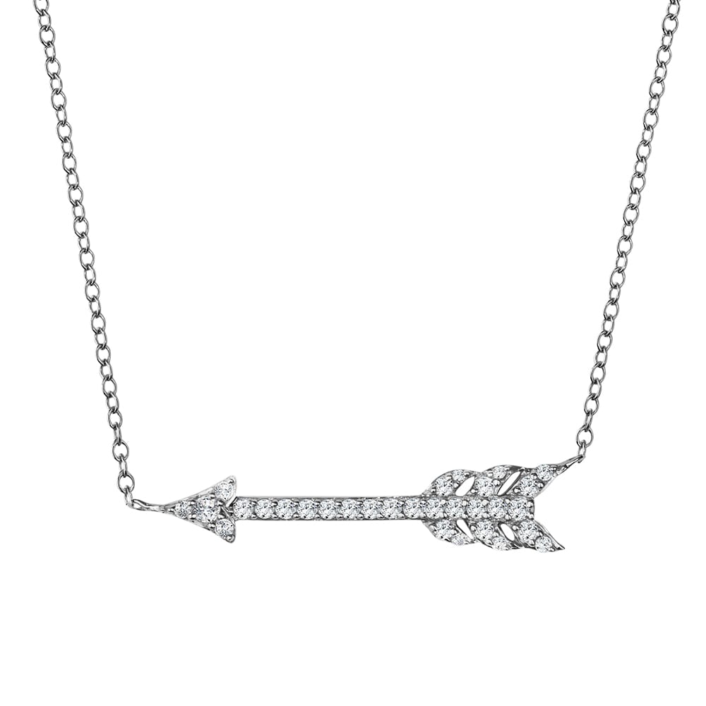Diamond Arrow Necklace