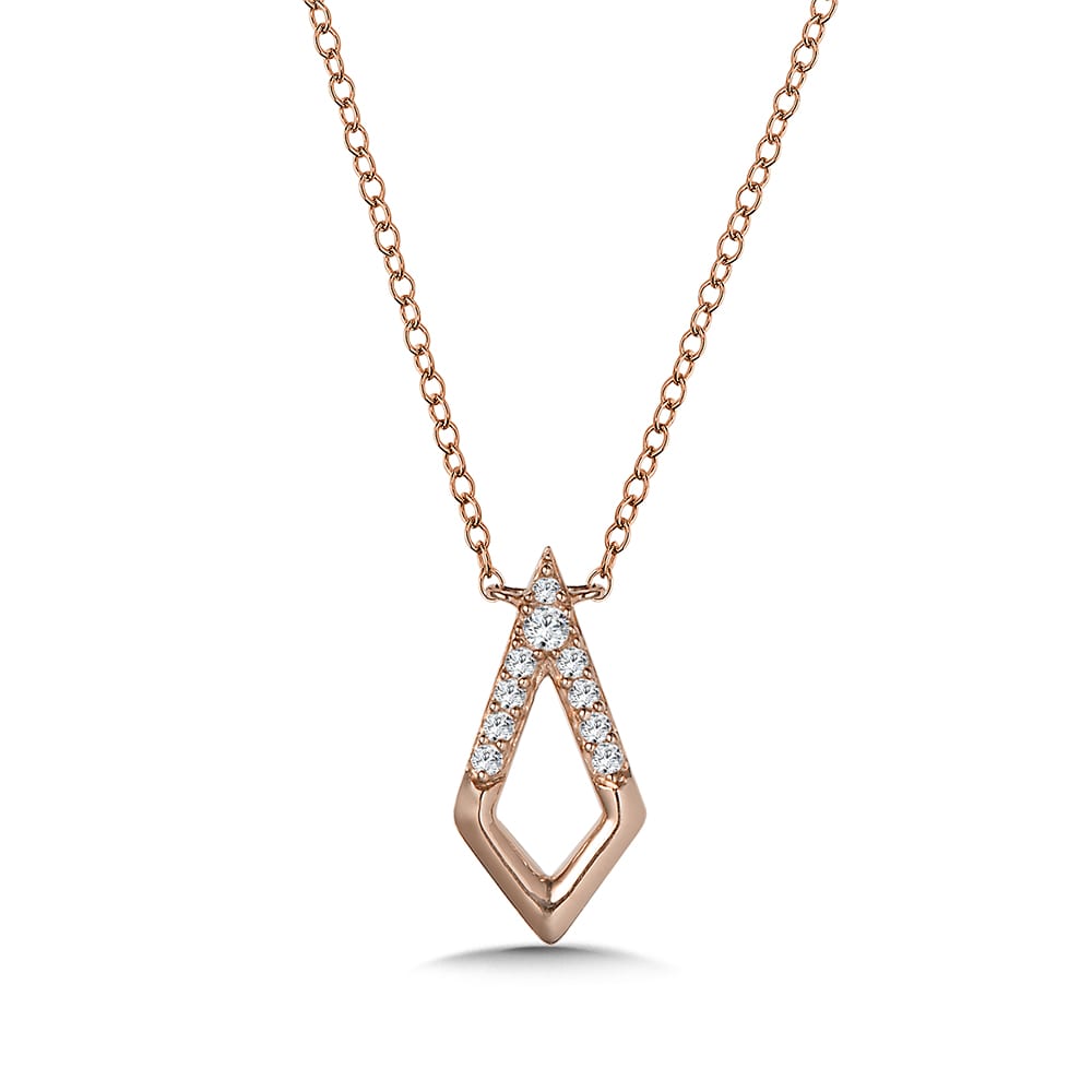 Diamond Kite Necklace