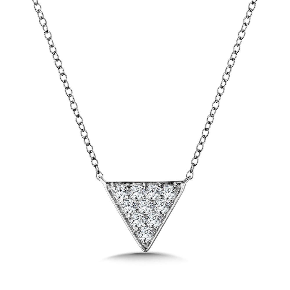 Triangle Diamond Necklace