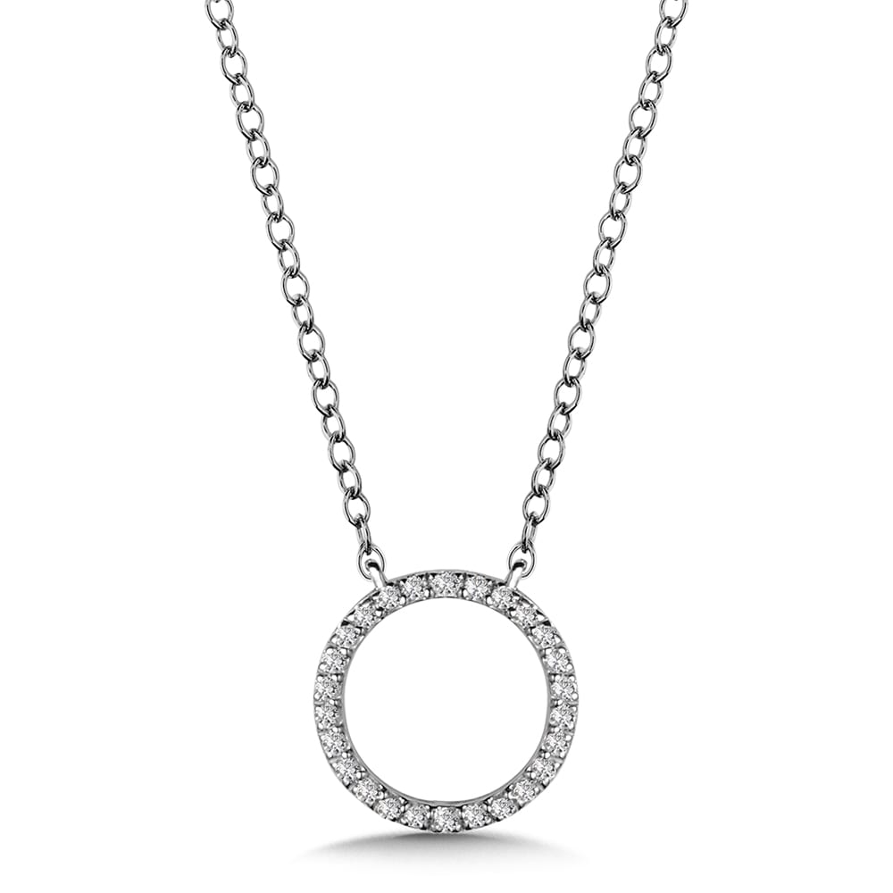 Circular Diamond Necklace