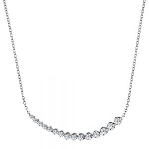 White Gold Diamond Strand Pendant