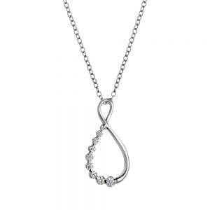 Infinity Diamond Pendant