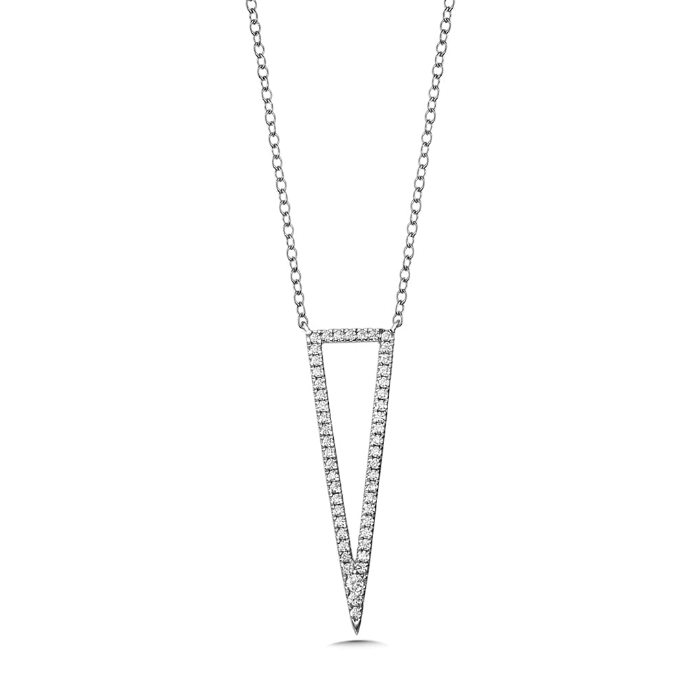 Diamond Triangle Pendant