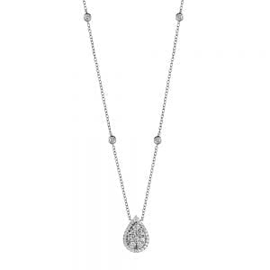 Pear Diamond Pendant
