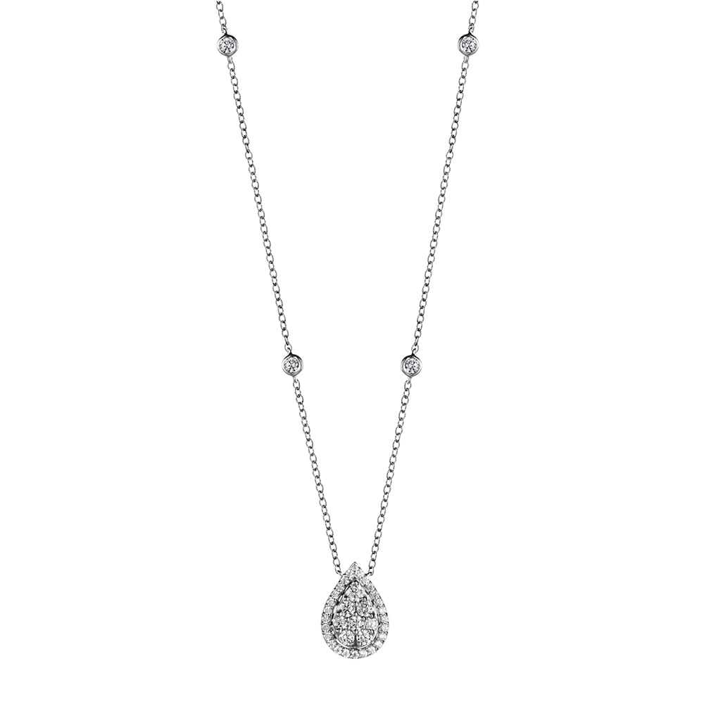 Pear Diamond Pendant