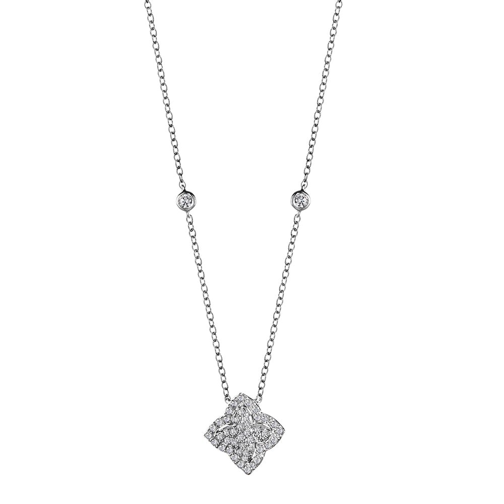 Floral Diamond Pendant