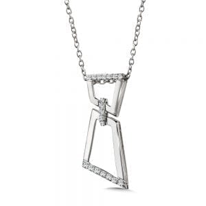 Diamond Pendant in 14K White Gold