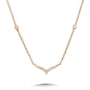 Winged-Arrow Diamond Enhancer Necklace