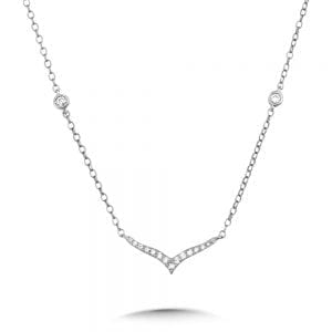 Winged-Arrow Diamond Enhancer Necklace