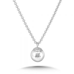 Sterling Silver Dangle Ball Pendant
