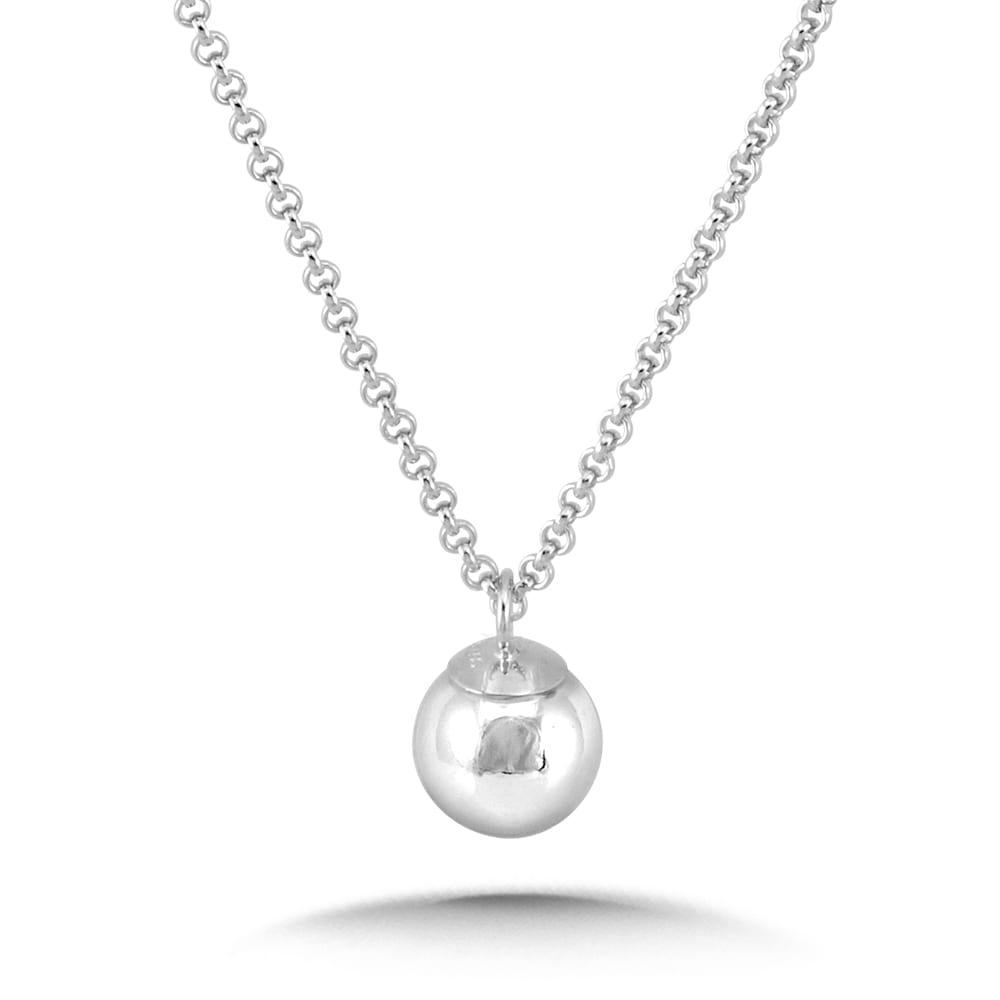 Sterling Silver Dangle Ball Pendant