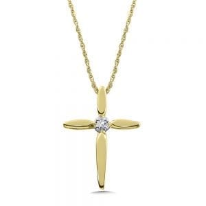 Diamond Cross Necklace