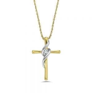 Diamond Cross Necklace