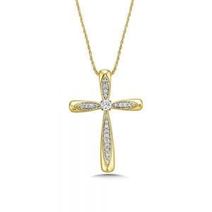 Diamond Cross Necklace