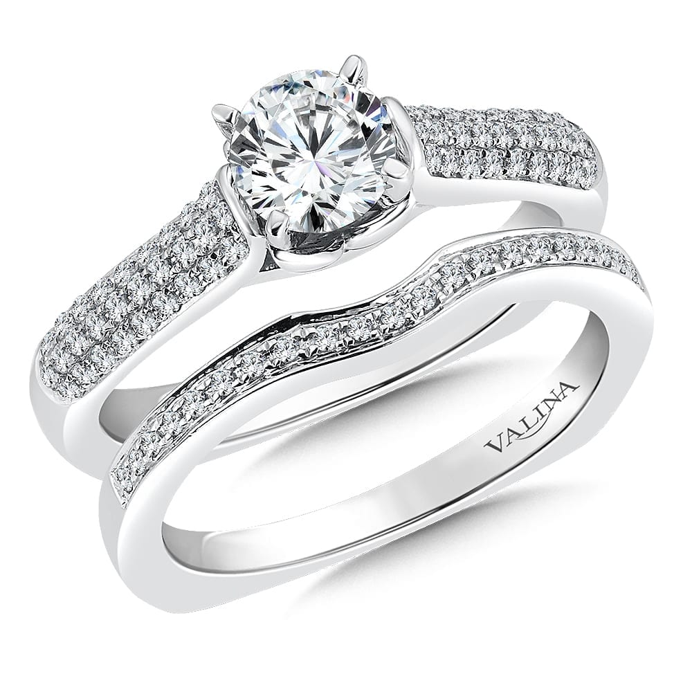 Engagement Ring with Side Stones - Image 3