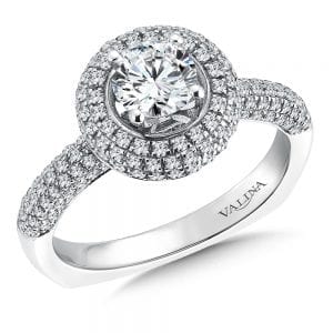 Halo Style Engagement Ring