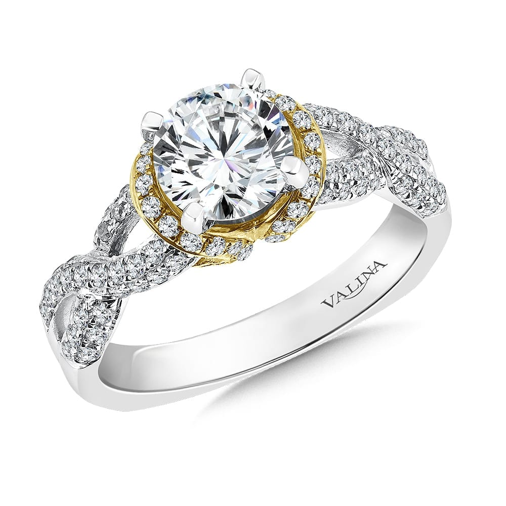 Spiral Style Engagement Ring