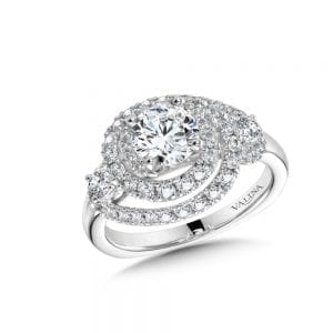 Halo Style Diamond Engagement Ring