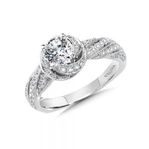 Diamond Halo Style Engagement Ring