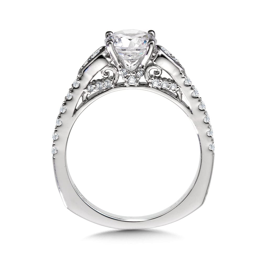 Winged Diamond Engagement Ring - Image 2